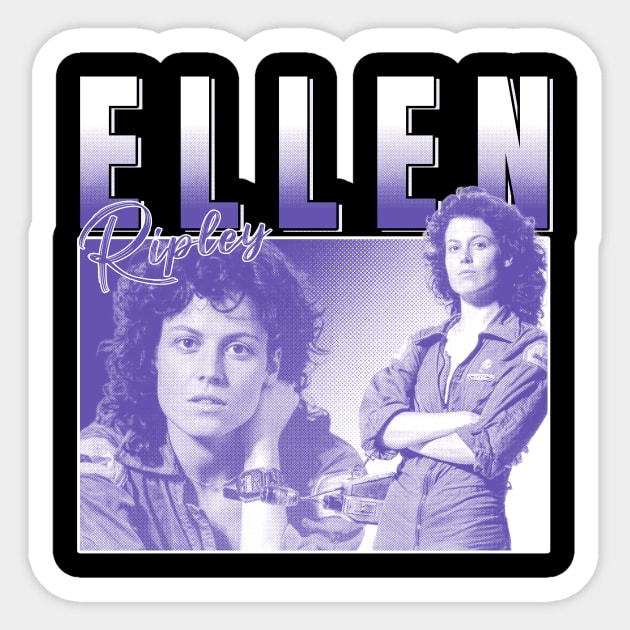 Ellen Ripley Sticker by Fewclipclop